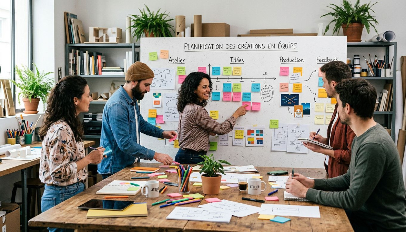S’inspirer des ateliers pour repenser la planification des créations en équipe